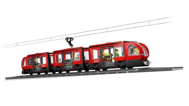 Lego City 60423 Downtown Streetcar and Station, 3 image
