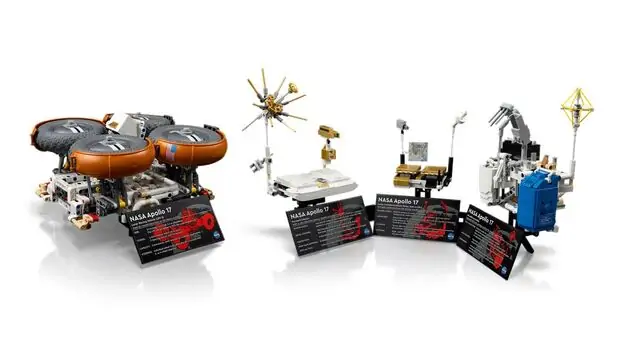 Lego Technic 42182 NASA Apollo Lunar Roving Vehicle - LRV, 6 image