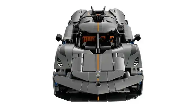 Lego Technic 42173 Koenigsegg Jesko Absolut Grey Hypercar, 4 image