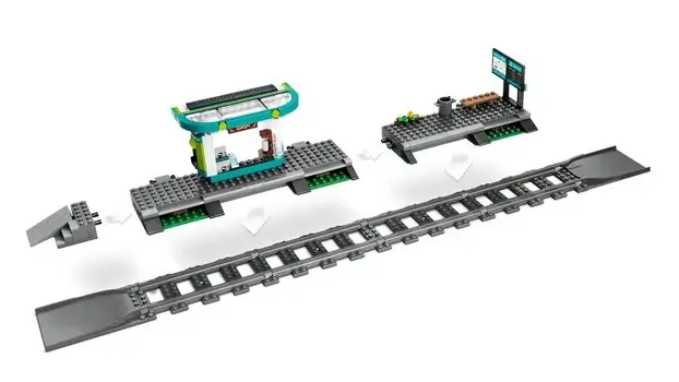 Lego City 60423 Downtown Streetcar and Station, 4 image