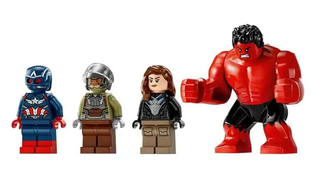 Lego Super Heroes 76292 Captain America vs. Red Hulk Battle, 8 image