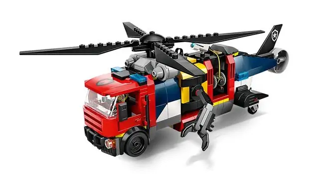 Lego City 60462 Helicopter, Fire Truck & Submarine Remix, 4 image