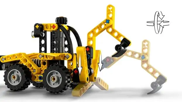 Lego Technic 42197 Backhoe Loader, 6 image