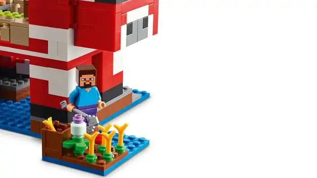 Lego Minecraft 21270 The Mooshroom House, 5 image