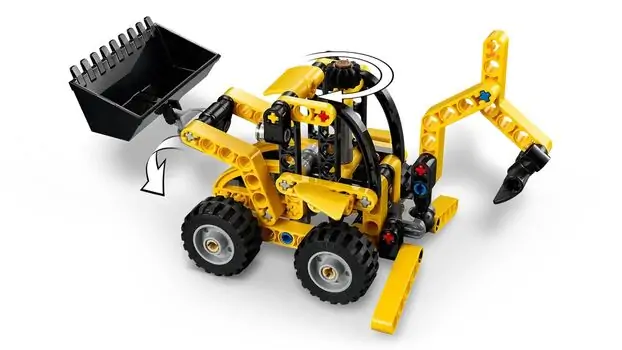 Lego Technic 42197 Backhoe Loader, 7 image