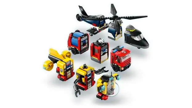 Lego City 60462 Helicopter, Fire Truck & Submarine Remix, 3 image