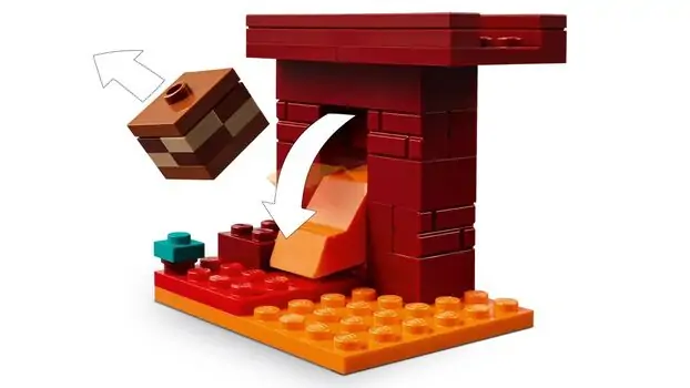 Lego Minecraft 21266 The Nether Lava Battle, 4 image