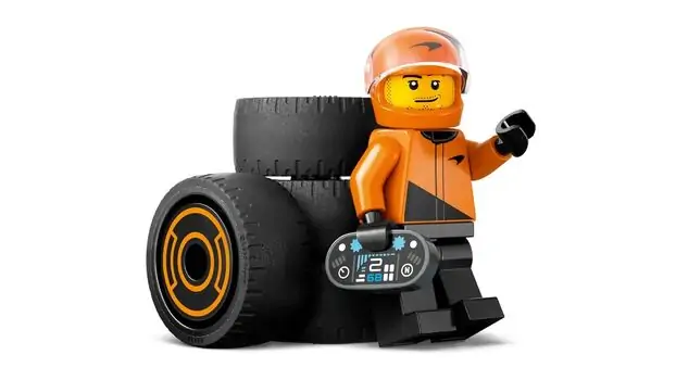 Lego City 60442 F1® Driver with McLaren Race Car, 5 image