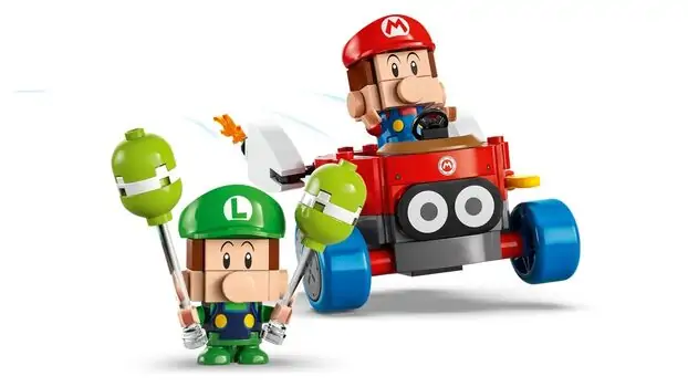 Lego Super Mario 72034 Mario Kart™ – Baby Mario vs. Baby Luigi, 6 image