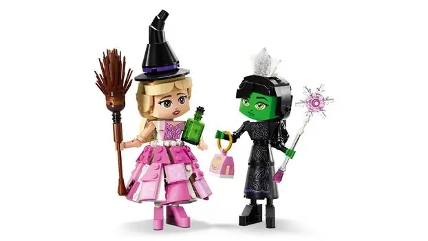 Lego Wicked 75682 Elphaba & Glinda Figures, 4 image
