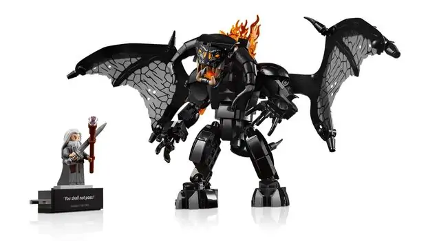 Lego Icons 10367 The Lord of the Rings: Balrog™ Book Nook, 4 image