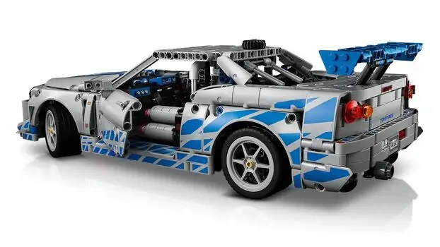 Lego Technic 42210 2 Fast 2 Furious Nissan Skyline GT-R (R34) Car, 6 image