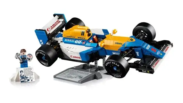 Lego Icons 10353 Williams Racing FW14B & Nigel Mansell, 4 image