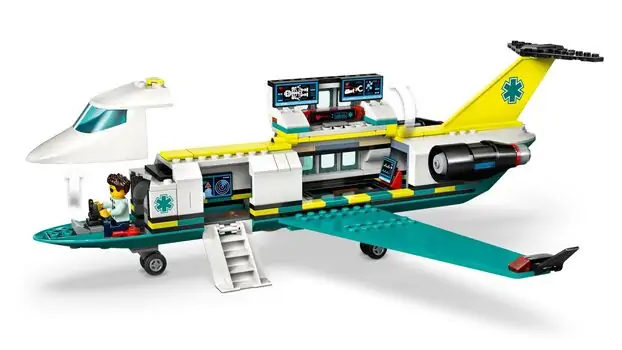 Lego City 60465 Emergency Air Ambulance Airplane, 4 image