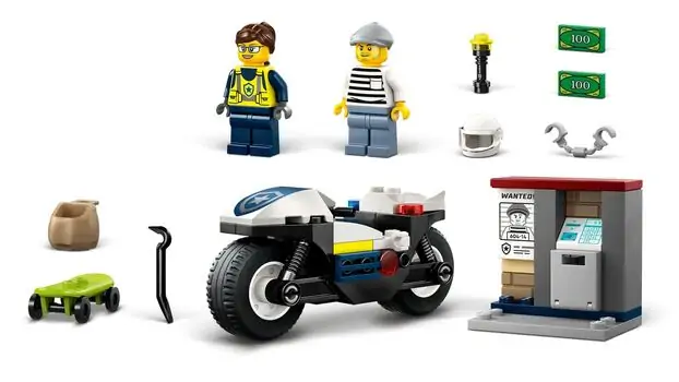 Lego City 60455 Police Motorcycle Chase, 4 image