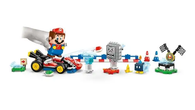 Lego Super Mario 72043 Mario Kart™ – Interactive LEGO® Mario™ & Standard Kart, 3 image