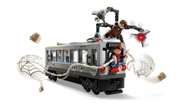 Lego Super Heroes 76321 Spider-Man vs. Doc Ock Subway Train Scene, 3 image