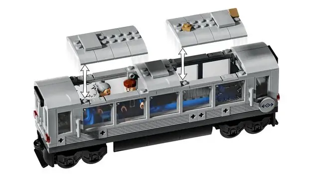 Lego Super Heroes 76321 Spider-Man vs. Doc Ock Subway Train Scene, 4 image