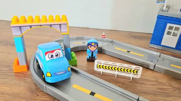 Dede 03322 POLICE  ROAD SET 48 PCS სათამაშო ტრასა, 8 image