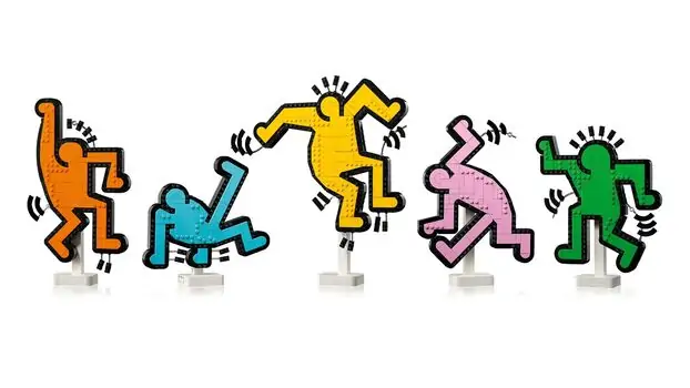 Lego Art 31216 Keith Haring – Dancing Figures, 3 image