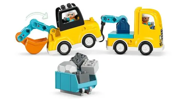 Lego Duplo 10475 3 in 1 Construction Vehicles, 8 image