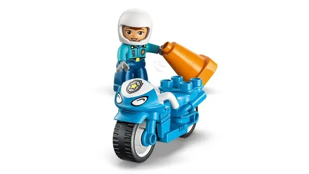 Lego Duplo 10471 Blue Police Motorcycle, 4 image