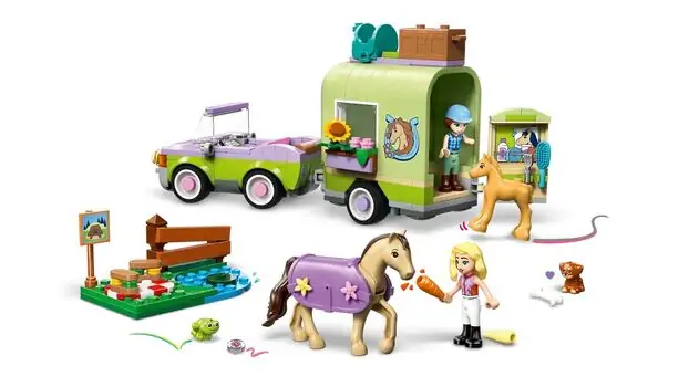 Lego Friends 42695 Horse & Baby Foal Trailer, 3 image