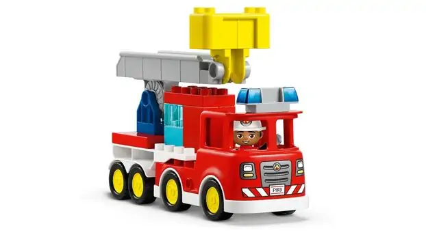 Lego Duplo 10473 Fire Truck with Hose and Firefighter, 4 image