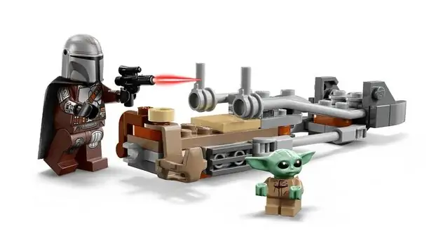 Lego Star Wars 75436  The Mandalorian & Grogu's Speeder Bike™, 6 image