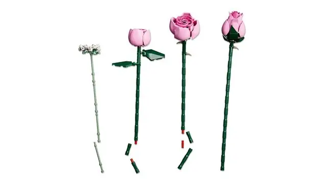 Lego Botanicals 10374 Bouquet of Pink Roses, 9 image