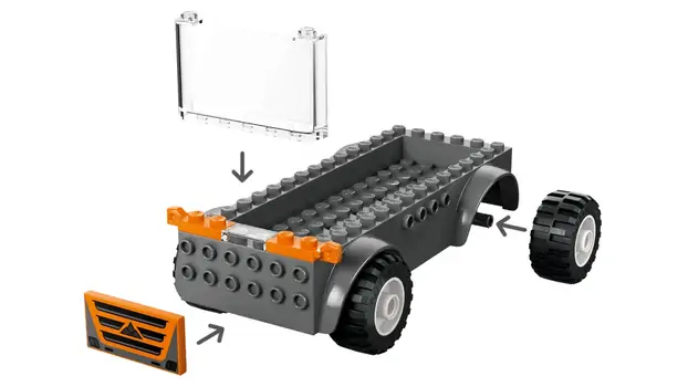 LegoCity 60491 Motorcycle Transporter, 5 image