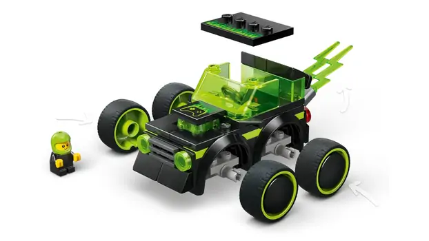 Lego City- 60484 Rides – Gaming Race Car, 5 image