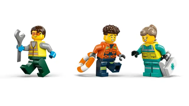 Lego minifigures 60505 Airplane, Service Truck & Hovercraft Remix, 9 image