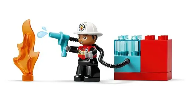 Lego Duplo 10473 Fire Truck with Hose and Firefighter, 3 image