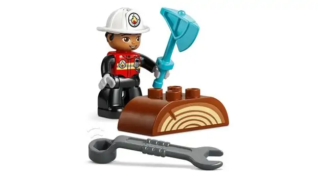 Lego Duplo 10473 Fire Truck with Hose and Firefighter, 5 image