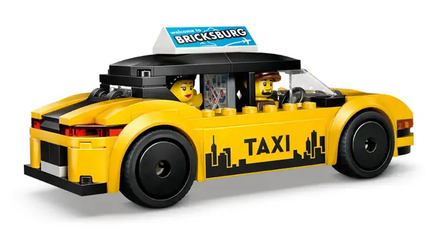 Lego City 60487 Yellow Taxi, 4 image