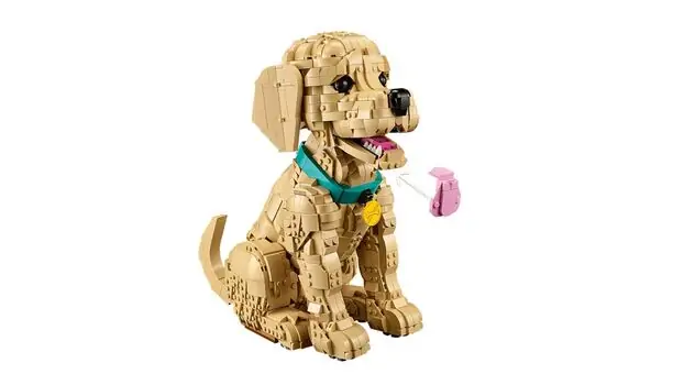 Lego Icons 11384 Golden Retriever Puppy, 5 image