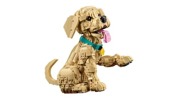 Lego Icons 11384 Golden Retriever Puppy, 3 image