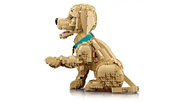 Lego Icons 11384 Golden Retriever Puppy, 4 image
