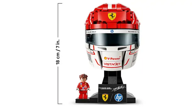 lego Editions 43014 Scuderia Ferrari HP Charles Leclerc Helmet, 6 image