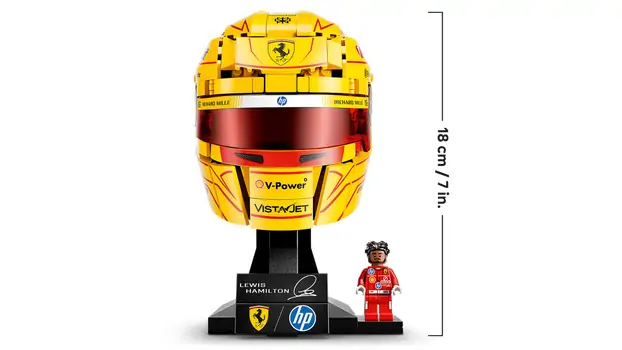 Lego Editions 43022 Scuderia Ferrari HP Lewis Hamilton Helmet, 10 image