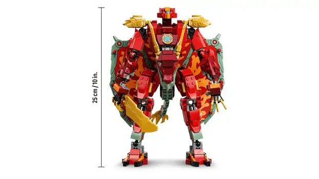 Lego Ninjago 71868 Wyldfyre's Transforming Dragon Mech, 9 image