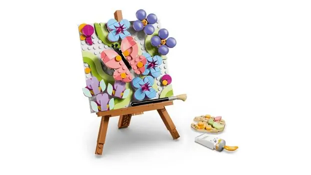 Lego Creator 31390 Floral Art Decor Painting, 4 image