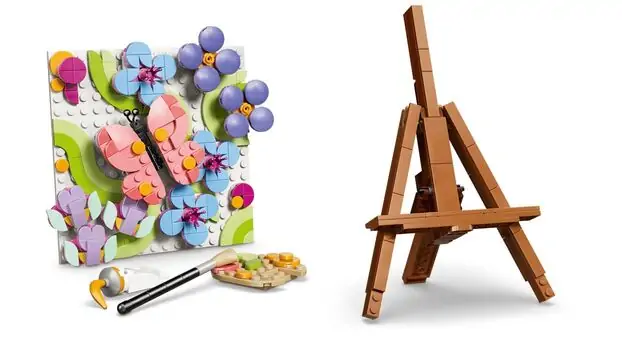 Lego Creator 31390 Floral Art Decor Painting, 5 image