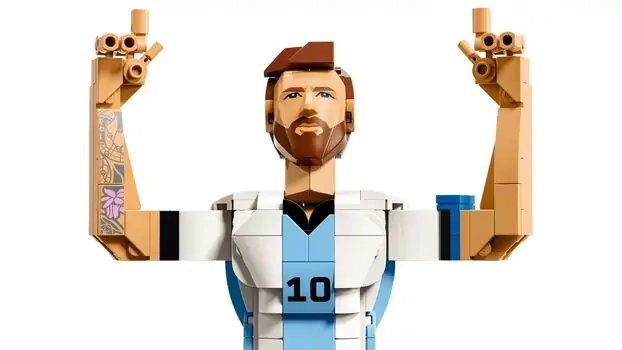 lego Editions 43015 Lionel Messi – Soccer Legend, 3 image