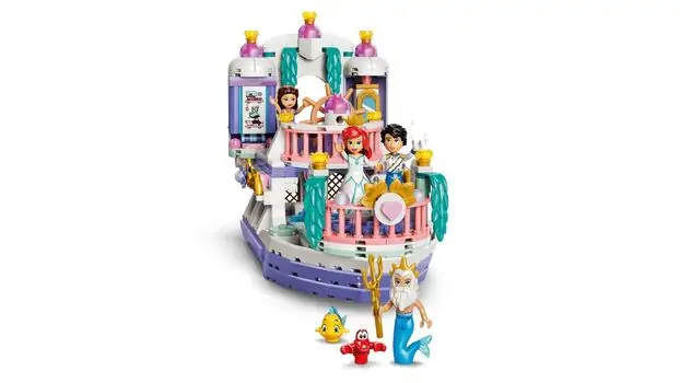 Lego Disney 43299 Ariel's Royal Wedding Boat, 4 image