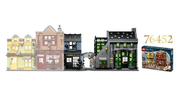 Lego Harry Potter 76471 Knockturn Alley Wizarding Shops, 5 image