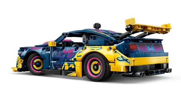 Lego Technic 42236 Custom Garage Ford Mustang GT Car, 5 image