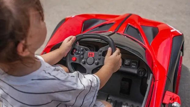 Bugatti Car Red - ელექტრო მანქანა, 8 image