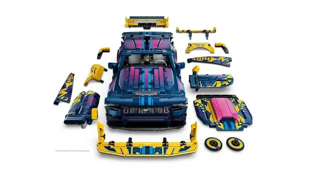 Lego Technic 42236 Custom Garage Ford Mustang GT Car [CLONE], 3 image